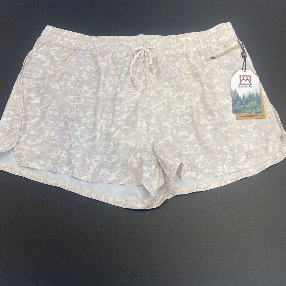 Avalanche Amsterdam‎ Printed Shorts  Built-In Brief Size Large Women's New